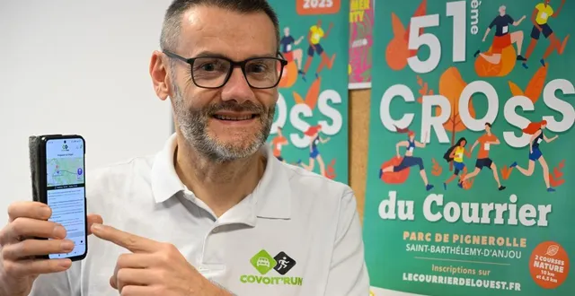 photo  bruno ménard, le concepteur de l’application covoit’run.  &copy;  co – laurent combet 
