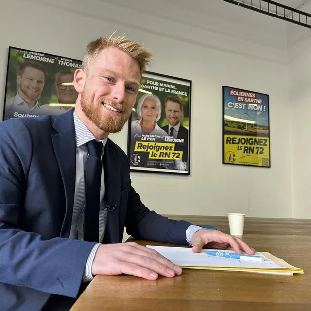 photo le jeune candidat est âgé de 24 ans. il s’était déjà présenté aux dernières législatives dans la 3e circonscription en arrivant en tête au soir du premier tour.  ©  le maine libre