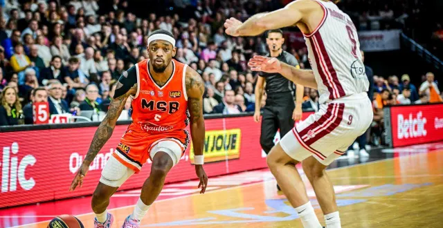 photo  shannon bogues et le msb seront favoris face au portel, ce samedi 25 octobre 2025.  &copy;  photo le maine libre - yvon loué 