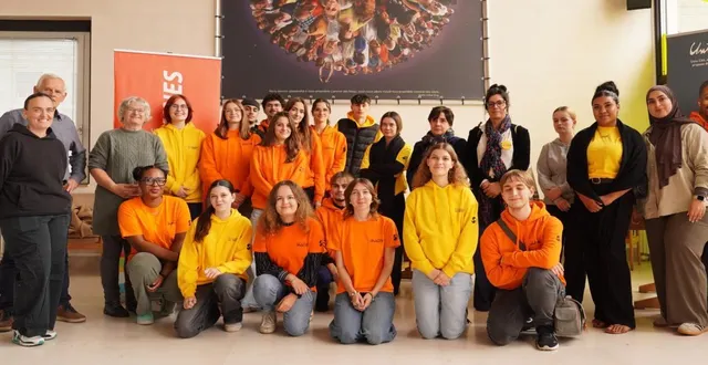 photo  les jeunes en service civique, promotion 2025-2026  &copy;  le maine libre 