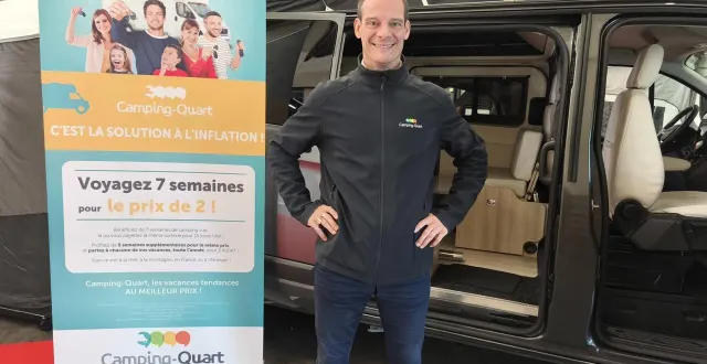 photo  jérôme grimault propose depuis 2018 de faire du camping-car autrement.  &copy;  ouest-france 