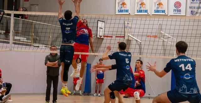 photo  l’ugs asca le mans a pris le meilleur sur la rochelle.  &copy;  arnaud despelchain 