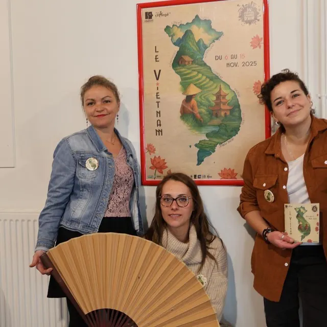 Pascaline Gauthier, Camille Laucagne et Lisa Hersant annoncent le festival Changé d’air. Ouest-France photo pascaline gauthier, camille laucagne et lisa hersant annoncent le festival changé d’air. © ouest-france