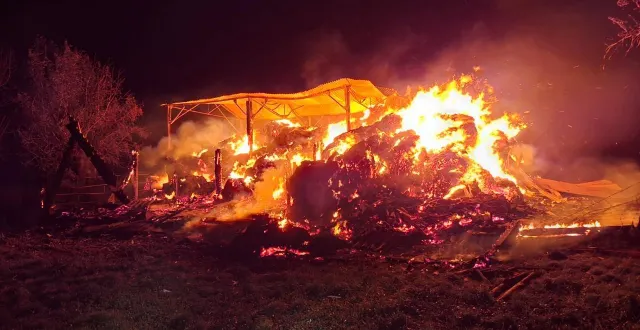 photo  le bâtiment a été complètement détruit.  &copy;  ouest-france 