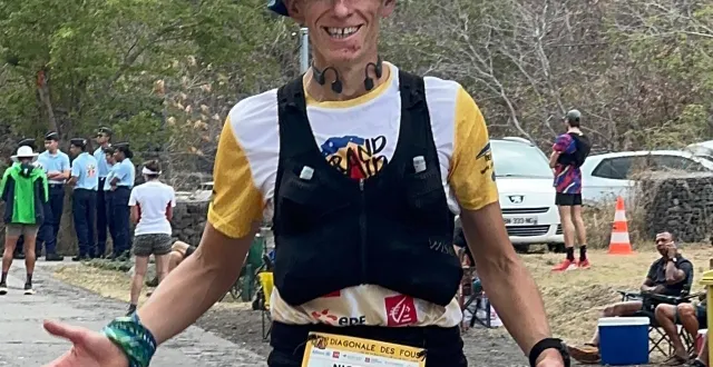 photo  nicolas bonneau a terminé sa deuxième diagonale des fous, le visage marqué après deux chutes qui ont laissé des traces mais qui ne l’ont pas empêché d’aller au bout.  &copy;  collection privée 