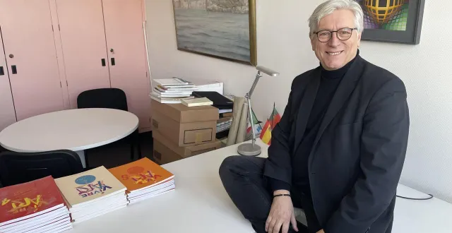 photo  thierry collot, salarié et dirigeant de l’entreprise colart, devient président du plongeoir, pôle national cirque du mans.  &copy;  le maine libre 