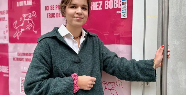 photo  angers, place du pilori, le 27 octobre 2025. amélia le nouën devrait ouvrir chez bobbe dans quelques jours.  &copy;  co 