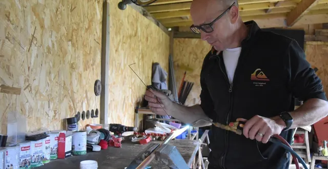 photo  c’est un métier que françois exerce avec passion depuis des années.   &copy;  le maine libre 