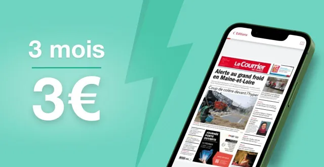 photo  le courrier de l’ouest propose à ses lecteurs de bénéficier d’un abonnement numérique au tarif exceptionnel de 3 € pour 3 mois.  &copy;  dr 