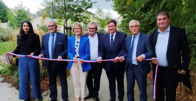 photo  le 12 septembre 2025, en fin de journée, la voie verte reliant saint-sulpice-sur-risle à l’étang de la croix-lamirault, en passant par l’aigle a été inaugurée.  &copy;  archives ouest-france 