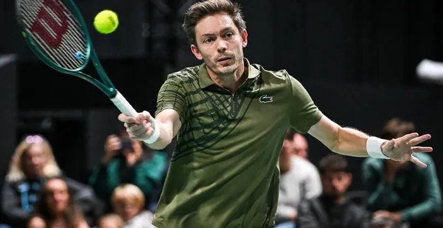 photo  nicolas mahut a terminé sa carrière ce mardi 28 octobre lors du rolex paris masters.  &copy;  matthieu mirville / afp 