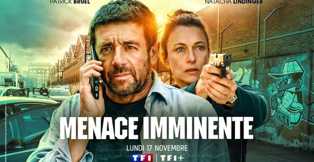 photo  patrick bruel et natacha lindinger dans « menace imminente », dès le 17 novembre 2025 sur tf1.  &copy;  tf1 