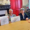 photo  à partir de la gauche, caroline gérault, référente pour la ville, michel leroyer maire, sylvie errard première adjointe et daniel berthelot conseiller municipal chargé du suivi cadastral. 