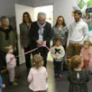 photo  les élus et le personnel de la maison de la petite enfance de mortagne-au-perche ont inauguré la nouvelle cuisine. 