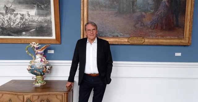 photo  bernard soul, maire de domfront-en-poiraie, dans l’orne, sera candidat lors des prochaines élections municipales prévues le 15 et 22 mars 2026.  &copy;  ouest-france 