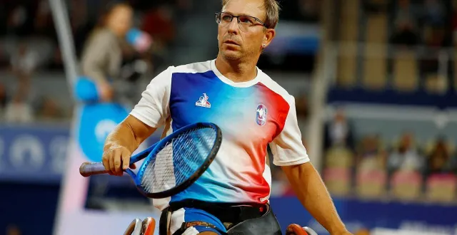 photo  frédéric cattanéo a eu du mal à se remettre de sa déception aux jeux paralympiques de paris 2024, où il a été battu en demi-finale du double avec stéphane houdet par les britanniques, futurs vainqueurs, puis les espagnols pour la médaille de bronze.  &copy;  archives maria abranches / reuters 