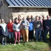 photo  samedi, les bénévoles participant à la rénovation de la salle communale. 