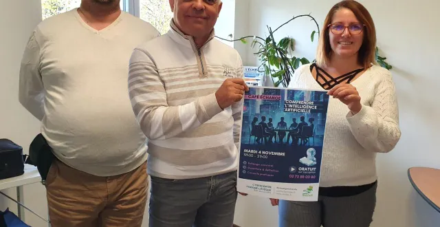 photo  de gauche à droite : fabrice, david et audrey.  &copy;  smiden 