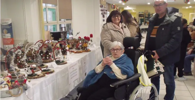 photo  lors du marché de noël en 2024.  &copy;  nadia joury 