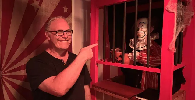 photo  fabien kleber présente sa première salle d’escape game sur le thème d’halloween.  &copy;  le maine libre 