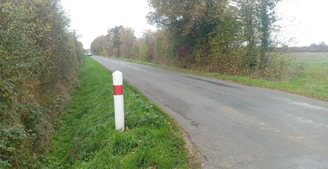 photo  l’accident s’est produit sur la d134, entre la chapelle du chêne et vion, aux alentours de 19 h 30 ce jeudi 30 octobre 2025.  &copy;  le maine libre 