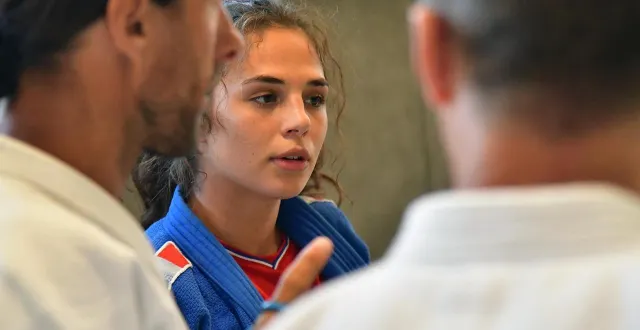 photo  pauline cuq a ajouté une nouvelle breloque à son palmarès.  &copy;  co - benoit felace 