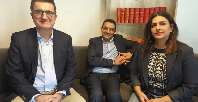 photo  les bâtonniers élus yves-marie herrou et ladan dirickx et le bâtonnier en exercice frédéric raimbault sont opposés au décret rivage.  &copy;  ouest-france 