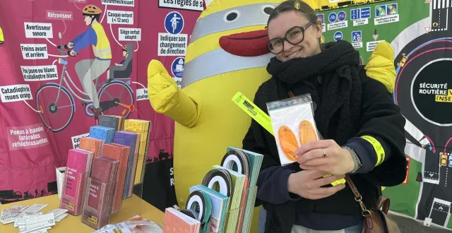 photo  une action de prévention routière était organisée ce vendredi 31 octobre 2025 à alençon (orne).  &copy;  ouest-france 