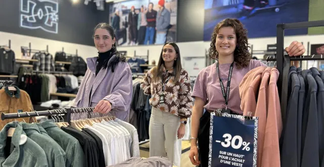 photo  cholet, jeudi 30 octobre. le magasin boardriders vient d’ouvrir ses portes dans le nouveau pôle commercial autour de mr bricolage.  &copy;  co – freddy reigner 