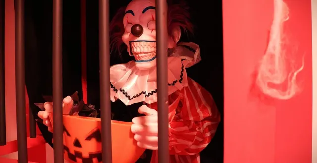 photo  un décor de salle, à l’escape game sabolien l’espace temps, consacré à halloween et l’univers du cirque.  &copy;  archives ouest-france 
