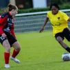 photo deborah stone et saint-georges (à droite) ont largement battu les herbiers en coupe de france féminine.