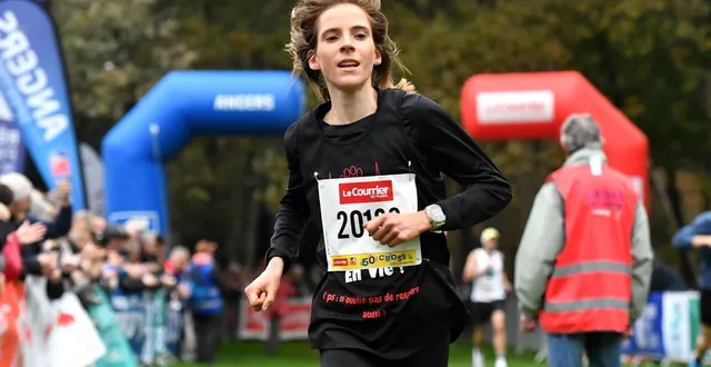 photo  inès-marie ducancelle a remporté son premier cross du courrier.  &copy;  co - michel durigneux 