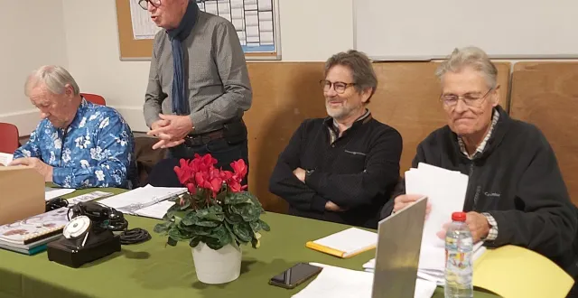 photo  jean-pierre trassard, joël heslon, claude trottier et bruno vinçonneau.   &copy;  le maine libre 