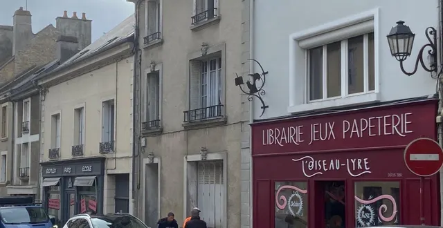 photo  les commerces de la rue de la république.  &copy;  ouest-france 