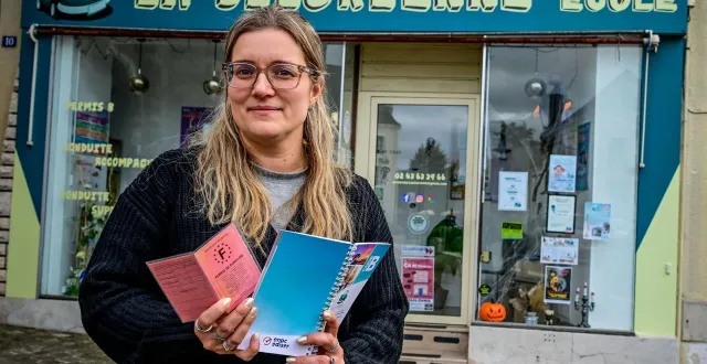 photo  vanessa savoye est la gérante de l’auto-école la bilurienne, à bouloire : « comme le nouveau permis de conduire, en version carte bancaire, n’est déjà valable que 15 ans, à force on se doutait plus ou moins qu’une visite médicale deviendrait obligatoire ».  &copy;  photo le maine libre - yvon loué 