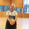 photo virginie jouault, 50 ans, ex-internationale de volley, joue aujourd’hui au jsc volley (coulaines)