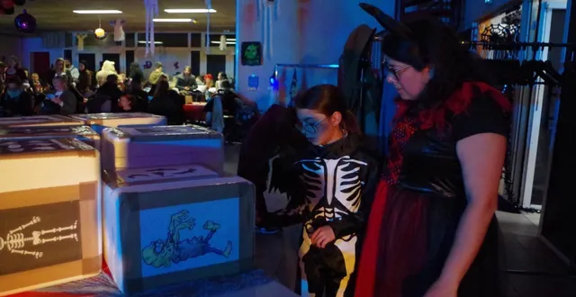 photo  différents jeux terrifiants étaient également proposés.  &copy;  le maine libre 