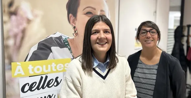 photo  melissa benoit, chargée de communication à amaelles orne, et manon aunay, infirmière.  &copy;  ouest-france 