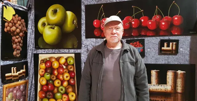 photo  lauréat 2024 et invité d’honneur, patrick lodwitz vous attend aux automnales de peinture… qui sera votre coup de cœur cette année ?  &copy;  archives le maine libre 