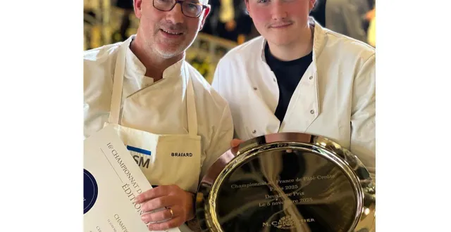 photo  le charcutier de belle-ile, cédric maziller, est vice-champion de france de pâté-croûte !  &copy;  ouest-france 
