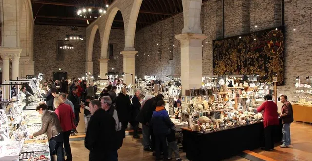 photo  les milliers de fossiles et de pierre présentés au salon des minéraux et fossiles viennent des carrières et mines du monde entier.  &copy;  archives ouest-france 