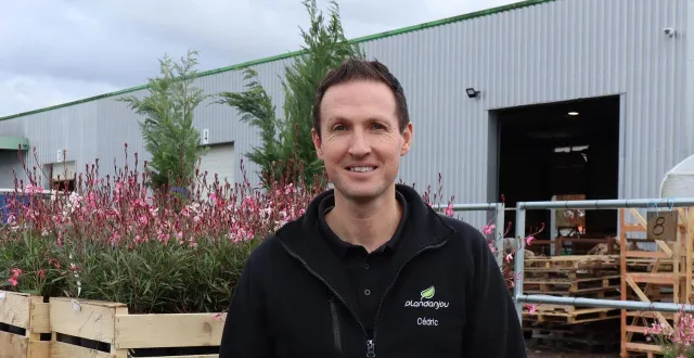 photo  cédric gaude, directeur de plandanjou, groupement de pépiniéristes dans le maine-et-loire.  &copy;  karin maucotel 