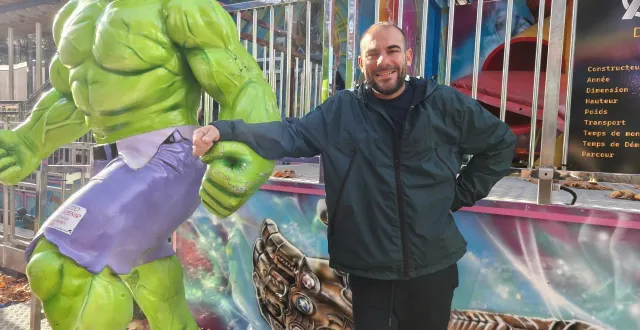 photo  romain lemoine et 200 forains seront présents à la foire saint-martin à angers.  &copy;  ouest-france 