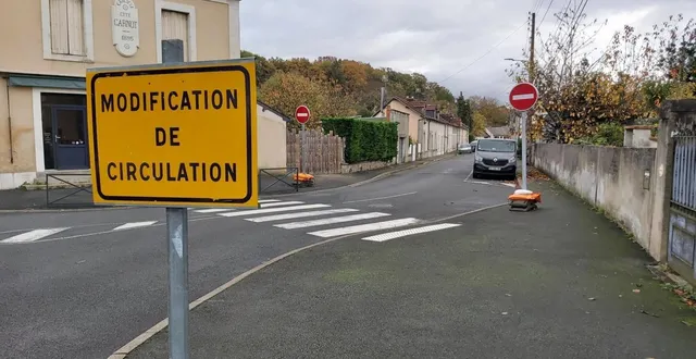 photo  la rue jean-baptiste-nourry est en sens unique.  &copy;  le maine libre 