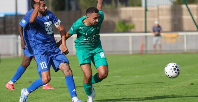photo  football n2 - saint co locminé – chauray – 23082025 – marvin luciathe  &copy;  jean-claude le boulicaut 