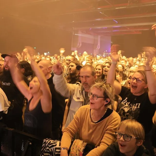 photo ambiance de feu durant le concert de last train, au forum, vendredi soir.  ©  ouest-france