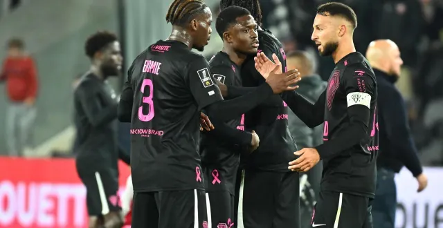 photo  angers sco accueille auxerre, ce dimanche 9 novembre à kopa.  &copy;  franck dubray / ouest france 