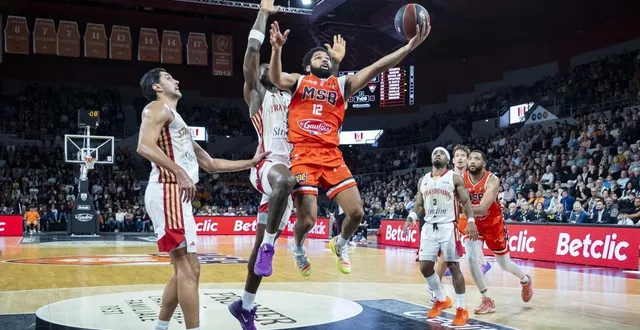 photo  les seize points de trevor hudgins n’ont pas suffisamment pesé pour voir le msb s’imposer contre strasbourg ce samedi 8 novembre en betclic elite.  &copy;  dominique breugnot / ouest-france 