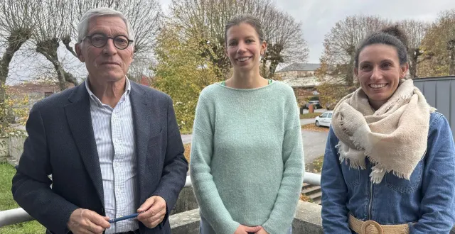 photo  jean sellier, président de la communauté de communes des pays de l’aigle, laure messner, directrice du cpie de l’eure et margot brechet, chargée de mission à la transition écologique à la cdc.  &copy;  ouest-france 