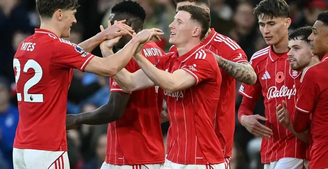 photo  nottingham forest a battu leeds, ce dimanche 9 novembre.  &copy;  justin tallis / afp 